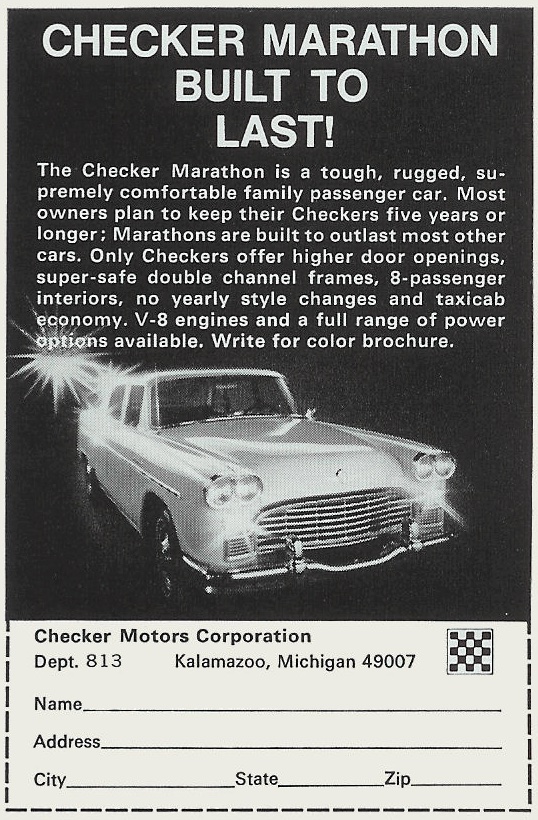 1968 Checker Marathon - Built To Last